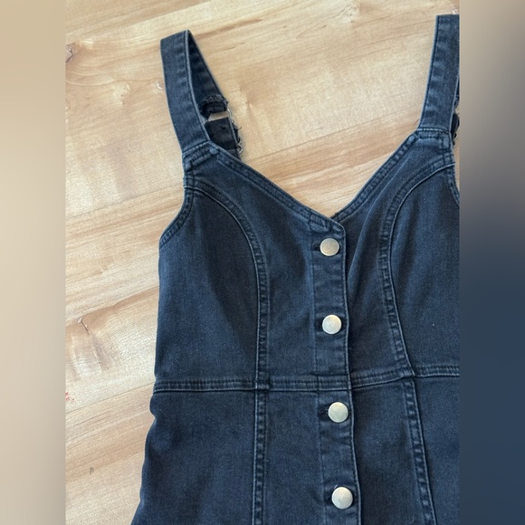 Urban Outfitters UO Black Button-Through Denim
Mini Dress - Picture 12 of 16